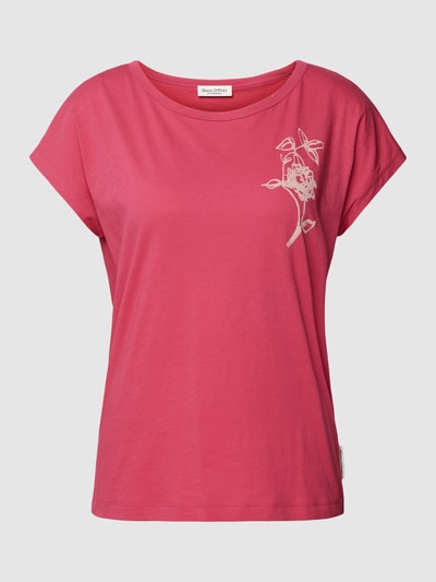 Marc O'Polo T-Shirt aus Baumwolle mit Motiv-Print Pink 2