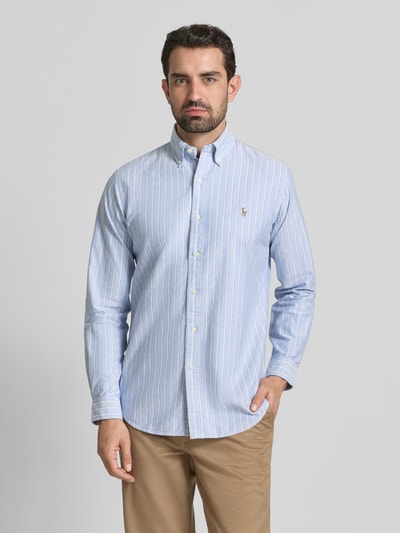 Polo Ralph Lauren Vrijetijdsoverhemd met knoopsluiting Bleu - 4