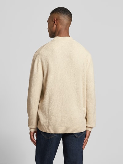 JACK & JONES Premium Strickpullover mit Polokragen Modell 'MAVERICK' Offwhite 5