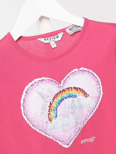 Review for Kids T-Shirt mit Wende-Pailletten Pink 4