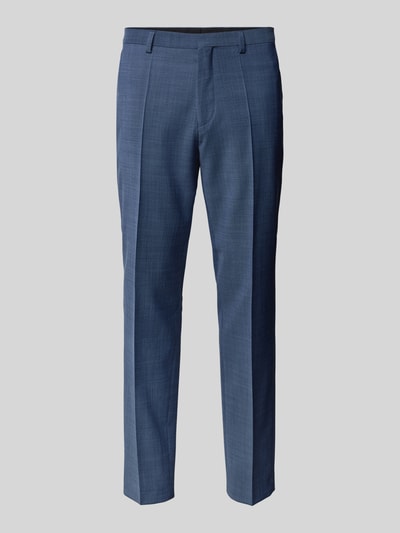 HUGO Regular fit pantalon met scheerwol, model 'Hesten' Bleu - 2