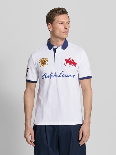 Polo Ralph Lauren Koszulka polo Regular Fit z czystej bawełny Biały 4