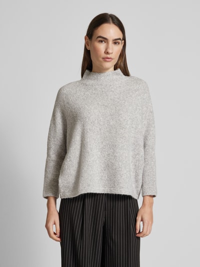 Someday Gebreide pullover met turtleneck, model 'Tiola' Lichtgrijs - 4