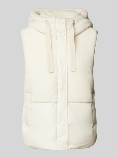 OPUS Gilet met teddybont, model 'Windus' Offwhite - 2