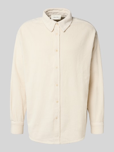 American Vintage Relaxed Fit Freizeithemd aus Cord Modell 'PADOW' Beige 2