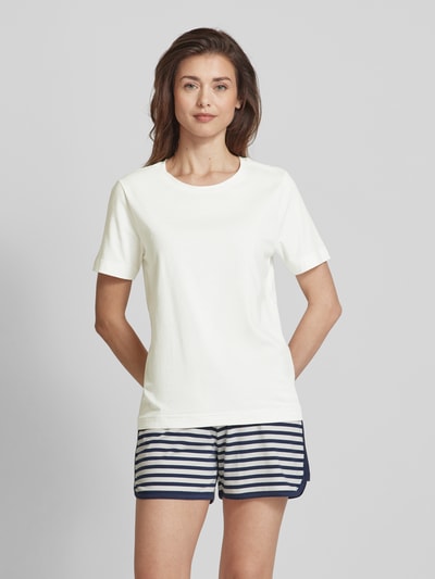 Mey T-shirt met ronde hals Offwhite - 4