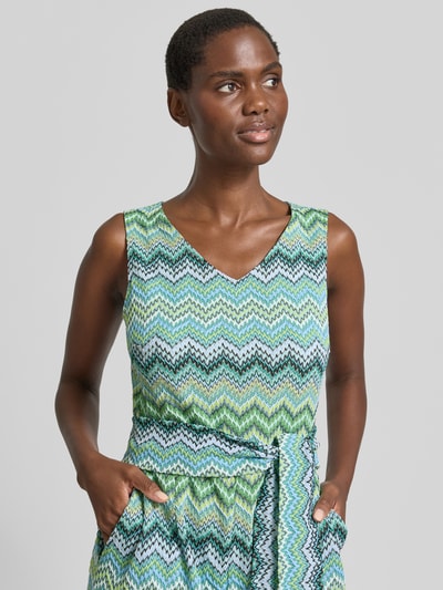 Betty Barclay Jumpsuit mit Bindegürtel und V-Ausschnitt Royal 3