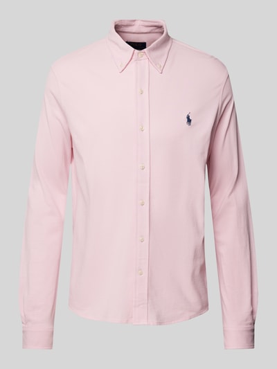 Polo Ralph Lauren Slim Fit Freizeithemd mit Logo-Stitching Rosa 2