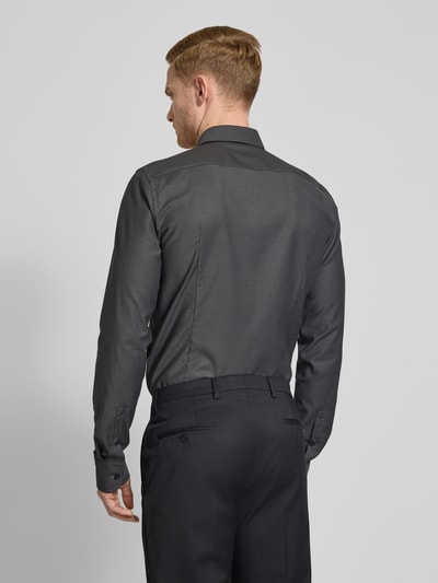 BOSS Slim Fit Business-Hemd mit Kentkragen Modell 'Hank' Anthrazit 5