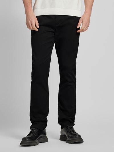 Tommy Hilfiger Chino met achterzakken, model 'DENTON' Zwart - 4