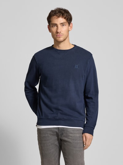 Lerros Sweatshirt mit Label-Details Marine 4