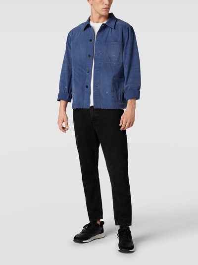 Polo Ralph Lauren Kurtka koszulowa z efektem znoszenia model ‘UNLINED FIELD’ Jeansowy niebieski 1