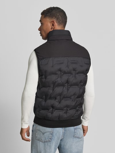 Tom Tailor Regular Fit Outdoor-Weste mit reflektierenden Elementen Black 5