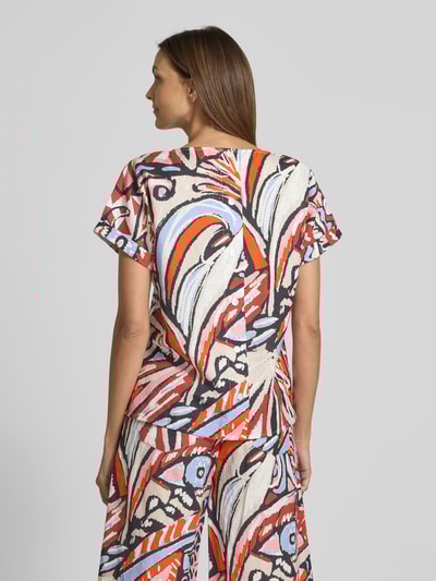 Christian Berg Woman Overhemdblouse met ronde hals Donkerrood - 5