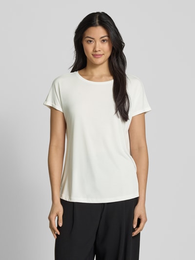 Christian Berg Woman T-shirt z okrągłym dekoltem Złamany biały 4