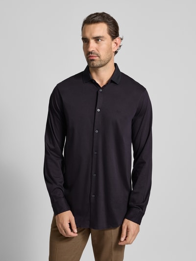 ARMANI EXCHANGE Regular Fit Freizeithemd mit Polokragen Marine 4