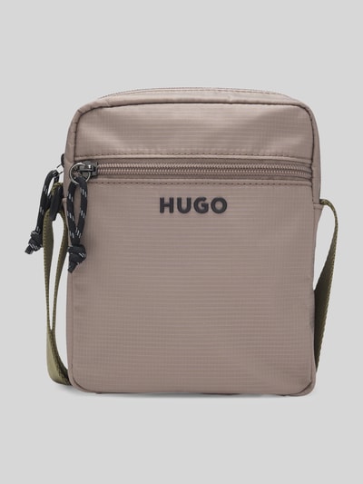 HUGO Umhängetasche mit Logo-Detail Schlamm 2