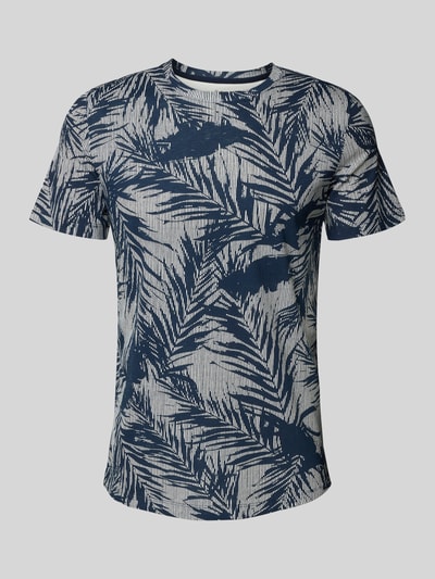 s.Oliver RED LABEL Regular Fit T-Shirt aus reiner Baumwolle Dunkelblau 2