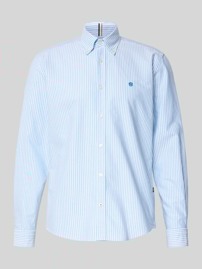 BOSS Regular Fit Freizeithemd aus reiner Baumwolle Modell 'LIAM' Aqua 2