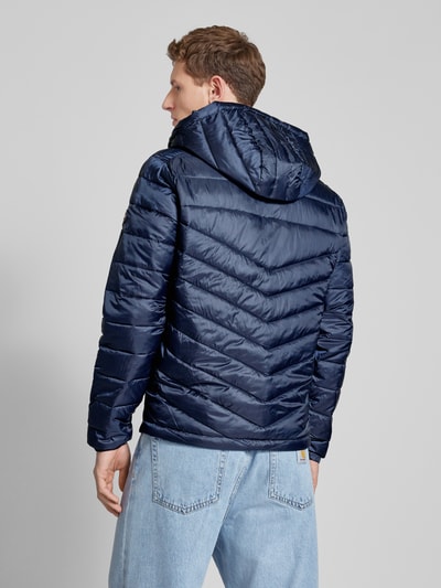 Jack & Jones Gewatteerd jack met capuchon, model 'HERO' Donkerblauw - 5