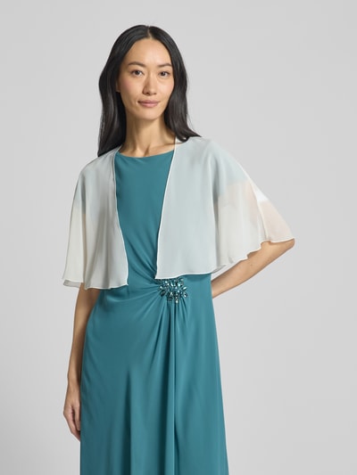 Christian Berg Cocktail Cape met ingewerkte zoom Ecru - 4