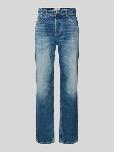ONLY & SONS Straight Fit Jeans aus Baumwoll-Mix Modell 'EDGE PERFORMACE DMB 6' Jeansblau 2