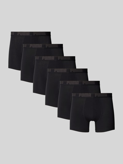 PUMA Trunk aus Baumwoll-Mix im 6er-Pack Modell 'Everyday' Black 1
