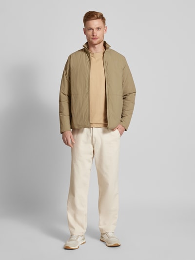 Forét Kurtka z nadrukiem z logo model ‘LINER’ Khaki 1