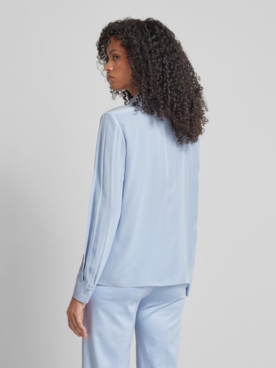 Marc Cain Zijden blouse met manchetten Lichtblauw - 5