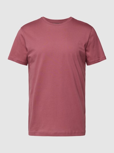 Christian Berg Men T-shirt van katoen met ronde hals Metallic roze - 2