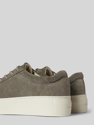 Vagabond Ledersneaker mit Label-Detail Modell 'ZOE' Hellgrau 2