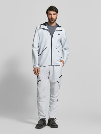 Under Armour Regular Fit Jacke mit Logo-Print Modell 'Unstoppable' Hellgrau 1