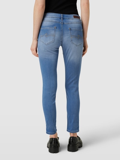 Blue Monkey Slim fit jeans met verkort model, model 'MANIE' Blauw - 5