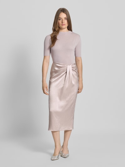 Marc Cain Midirock mit Raffungen Kitt 1