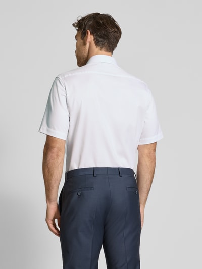 ETERNA Modern Fit Kurzarmhemd mit Knopfleiste Weiss 5