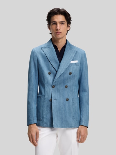 BOSS Regular Fit Sakko aus reiner Baumwolle Modell 'C-HANRY' Hellblau 4
