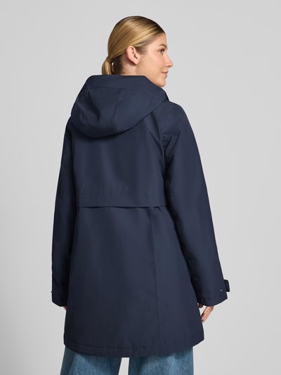 Didriksons Regular fit parka met capuchon Donkerblauw - 5