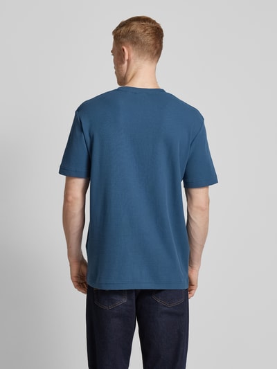 Tom Tailor Regular fit T-shirt met logo-applicatie Donkerblauw - 5