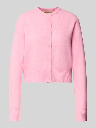 JJXX Strickjacke mit Rundhalsausschnitt Modell 'NATALIE' Pink 1