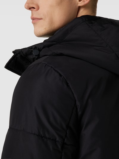 Esprit Collection Gewatteerd jack met capuchon, model 'LONG PUFFER' Zwart - 3