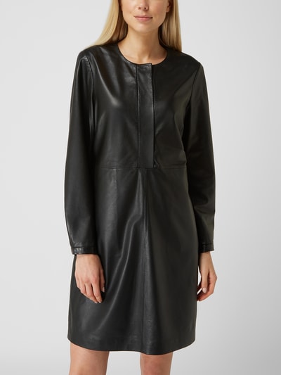 (The Mercer) N.Y. Kleid aus Lammleder  Black 4