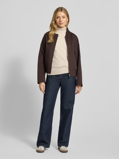 Betty Barclay Sweter o kroju relaxed fit z mieszanki wiskozy model ‘September’ Beżowy 1