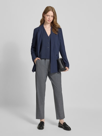 Marella Stoffen broek met elastische band, model 'BRUNO' Middengrijs - 1