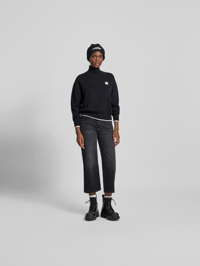 Kenzo Wide Fit Jeans in 7/8-Länge Dunkelgrau 1