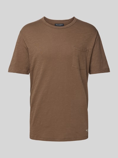 Marc O'Polo T-Shirt mit Rundhalsausschnitt Mittelbraun 2