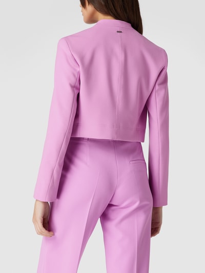 BOSS Bolero mit Label-Applikation Mauve 5