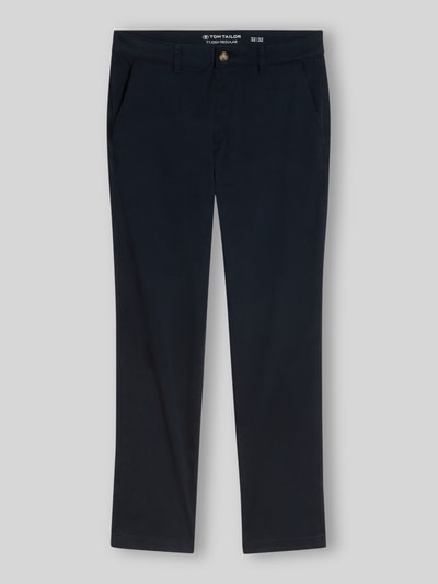 Tom Tailor Straight Fit Chino aus Baumwoll-Mix Marine 2