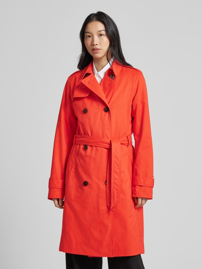 s.Oliver RED LABEL Trenchcoat met strikceintuur Koraal - 4