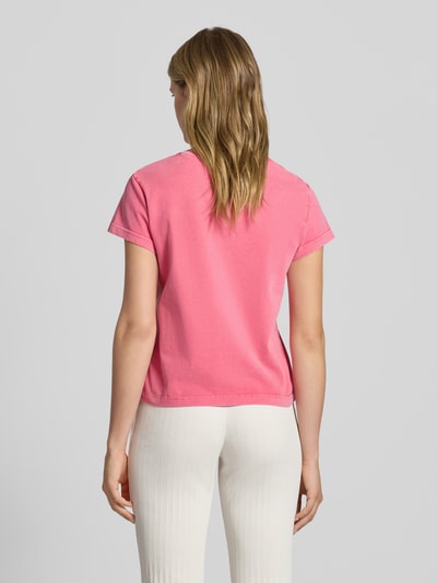 OH APRIL Regular Fit T-Shirt mit Rundhalsausschnitt Modell 'Bloom' Pink 5