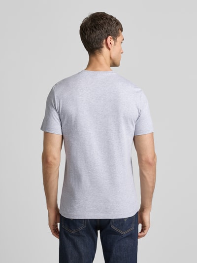 Lacoste Regular Fit T-Shirt aus reiner Baumwolle Hellgrau 5